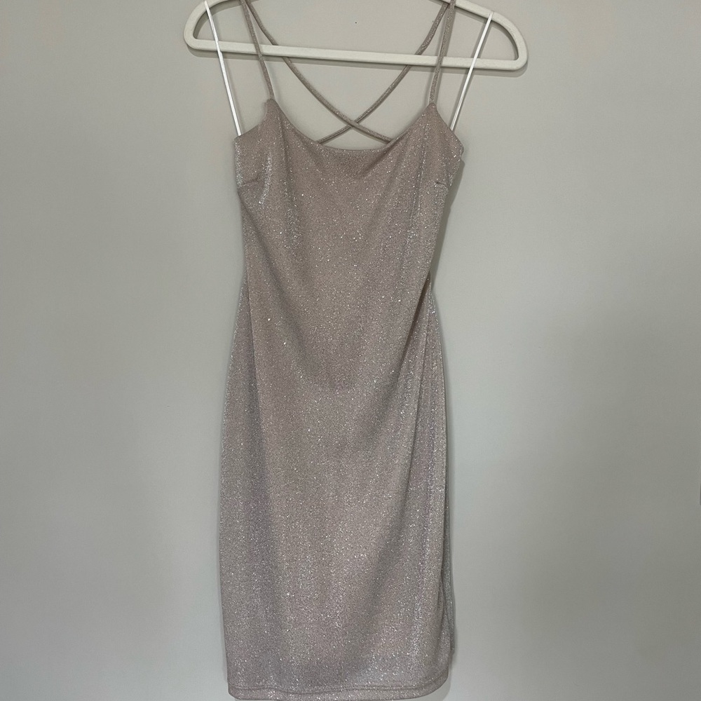 sparkle body con dress